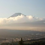 湯郷三島温泉　富士山
