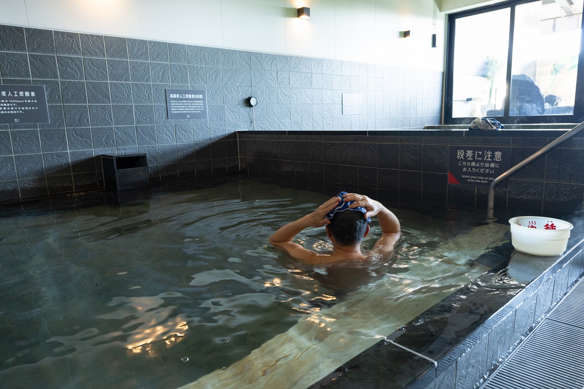 「人工炭酸泉」を堪能する湯種