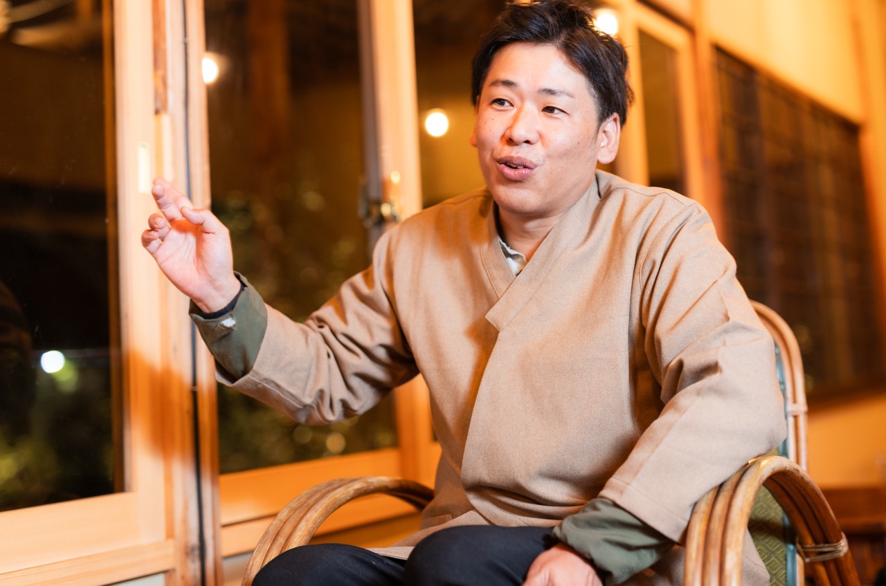「水のみち 風のみち 湯ヶ島たつた」代表取締役 山田大介さん