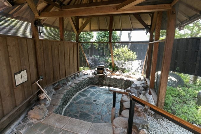 「美濃」の専用露天風呂