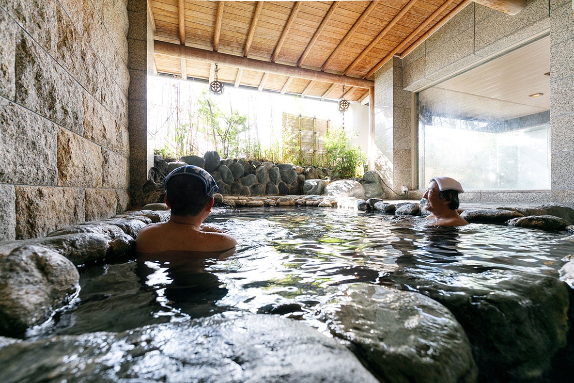 「殿方の湯」露天風呂