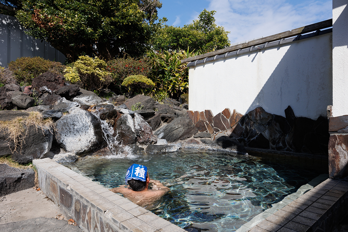 温泉を堪能する湯種