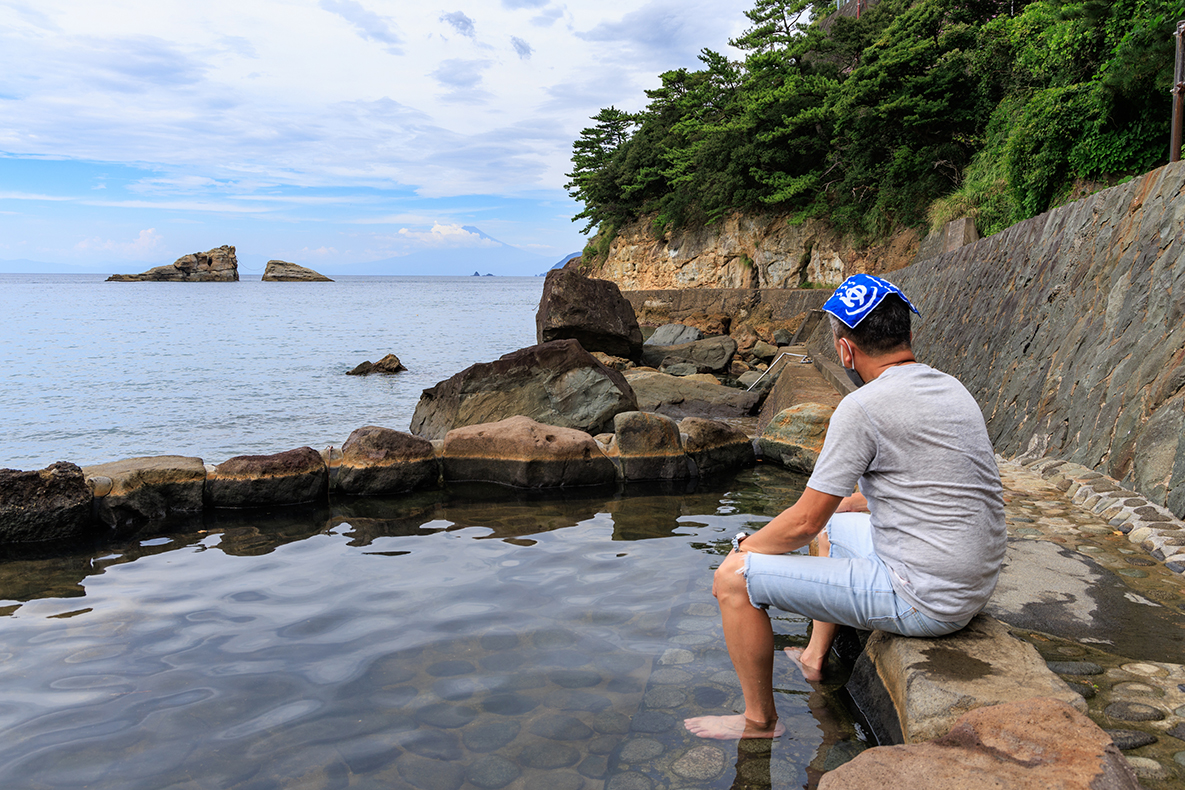 足湯で絶景を楽しむ湯種