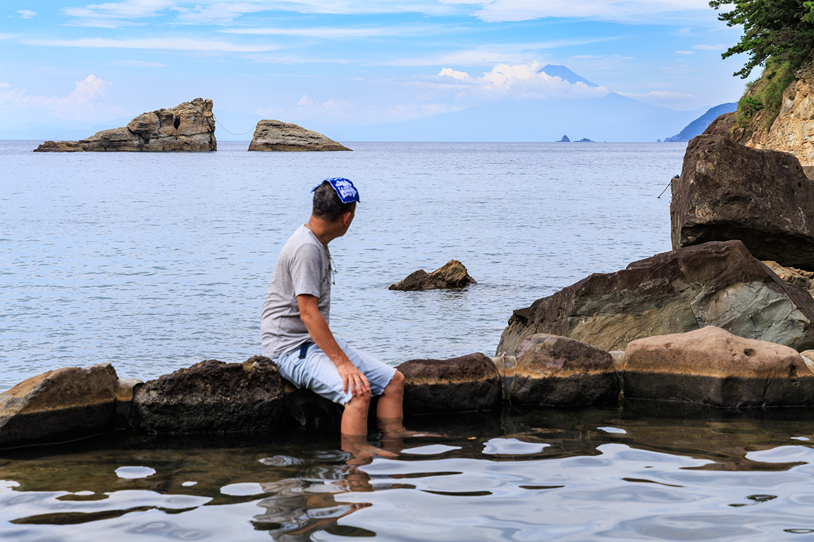 足湯で絶景を楽しむ湯種