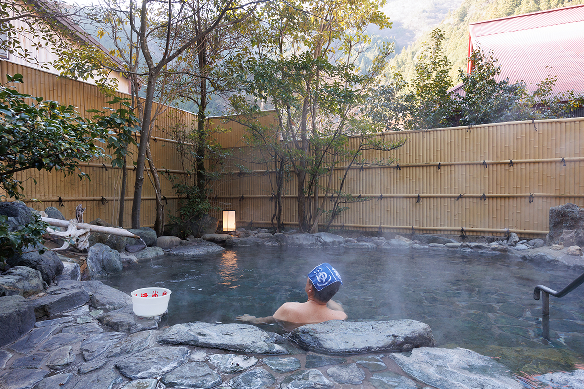 絶景を堪能する湯種